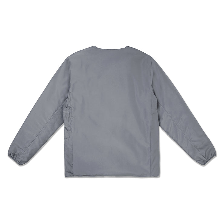 No Collar Puffy Lifestyle Jacket