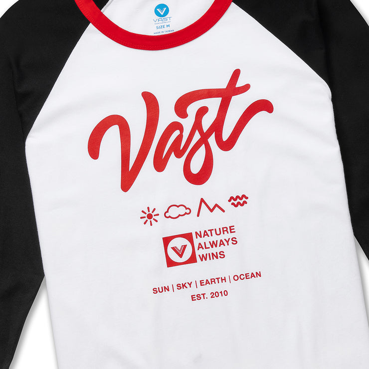 Script Logo Raglan