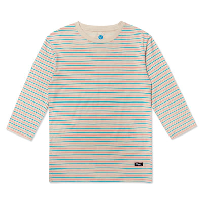 Stripe 3/4 Sleeve Tee
