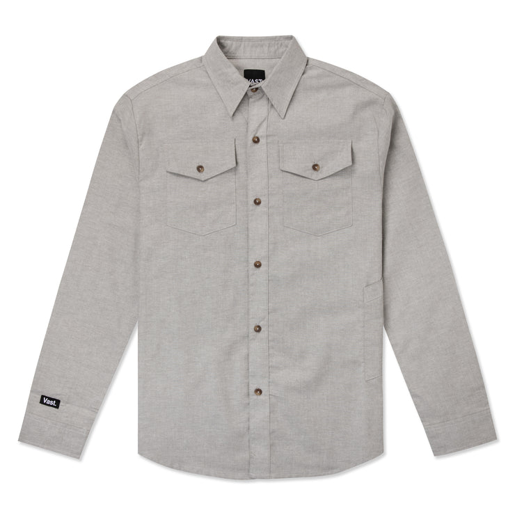 Ribbed Chambray Shirt