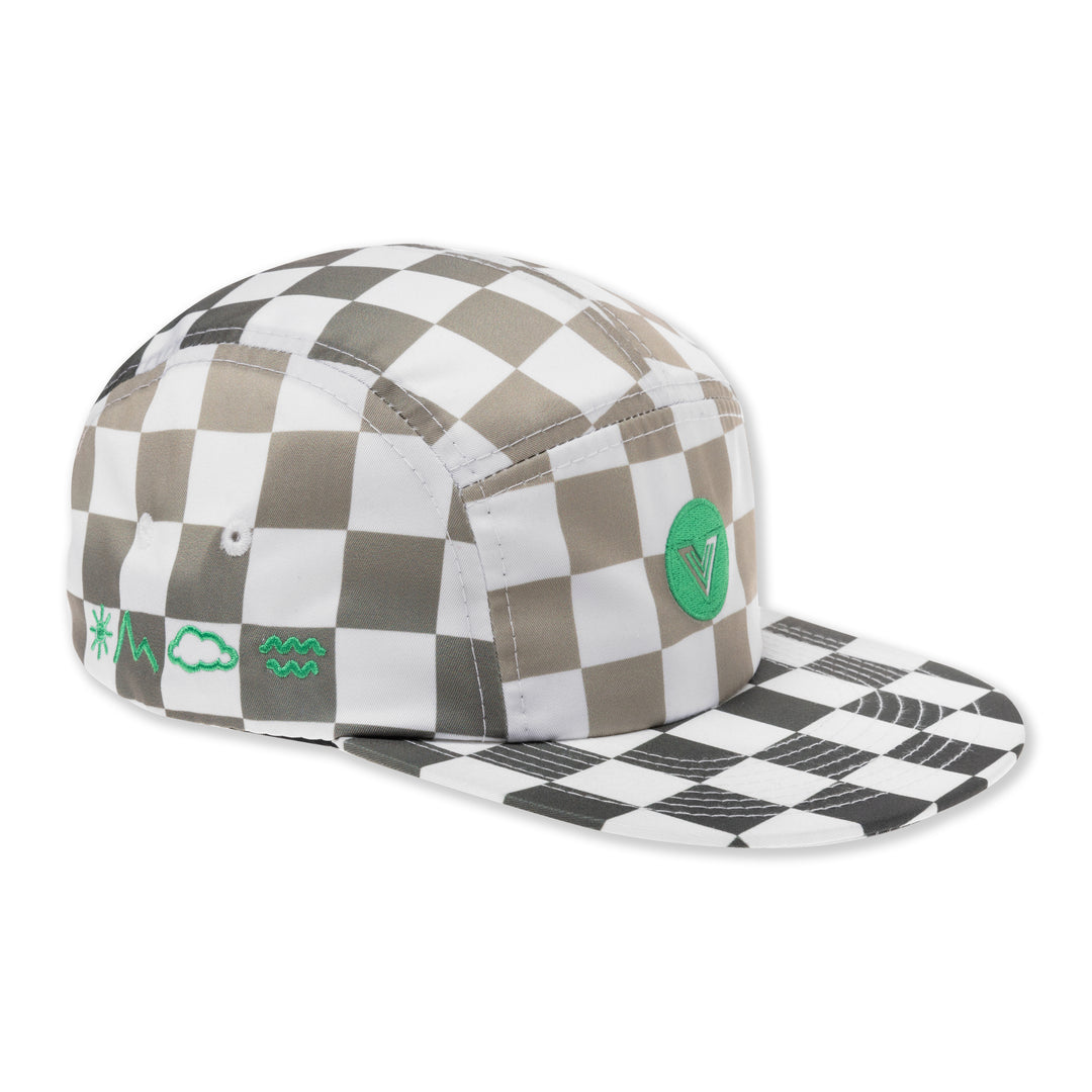 Checkerboard 5 Panel Hat