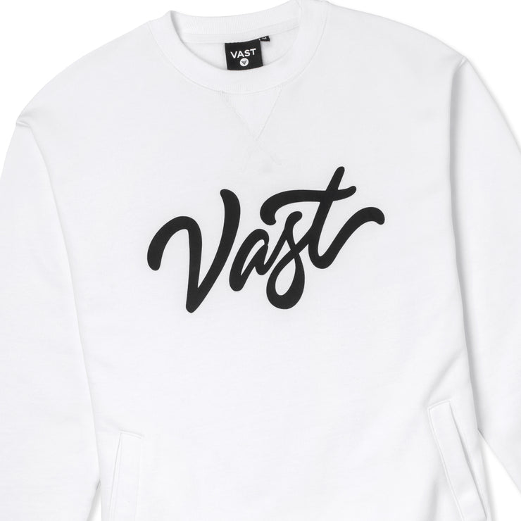 Chenille Script Crewneck Sweatshirt